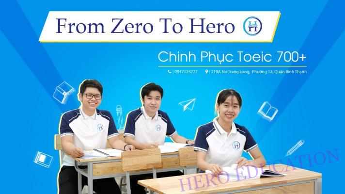 Tiêu chí 12T chinh phục TOEIC tại Hero