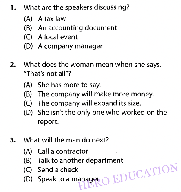 toeic listening part 3