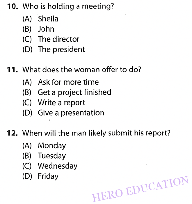 toeic listening part 3